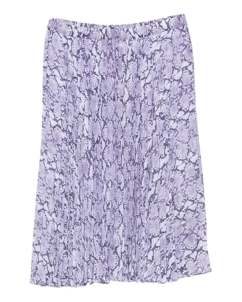 Michael Kors snake-print midi skirt - Violett Violett