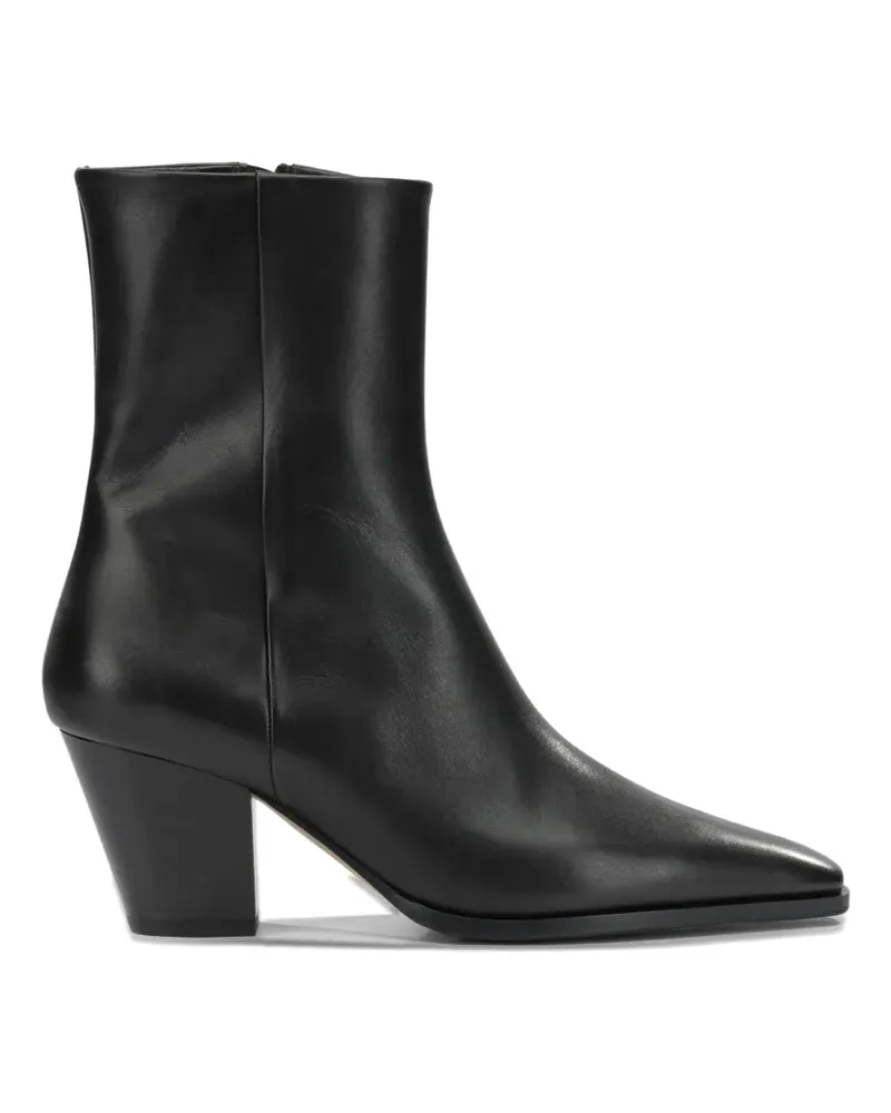 aeyde Hedvig pointed-toe leather ankle boots - Schwarz Schwarz
