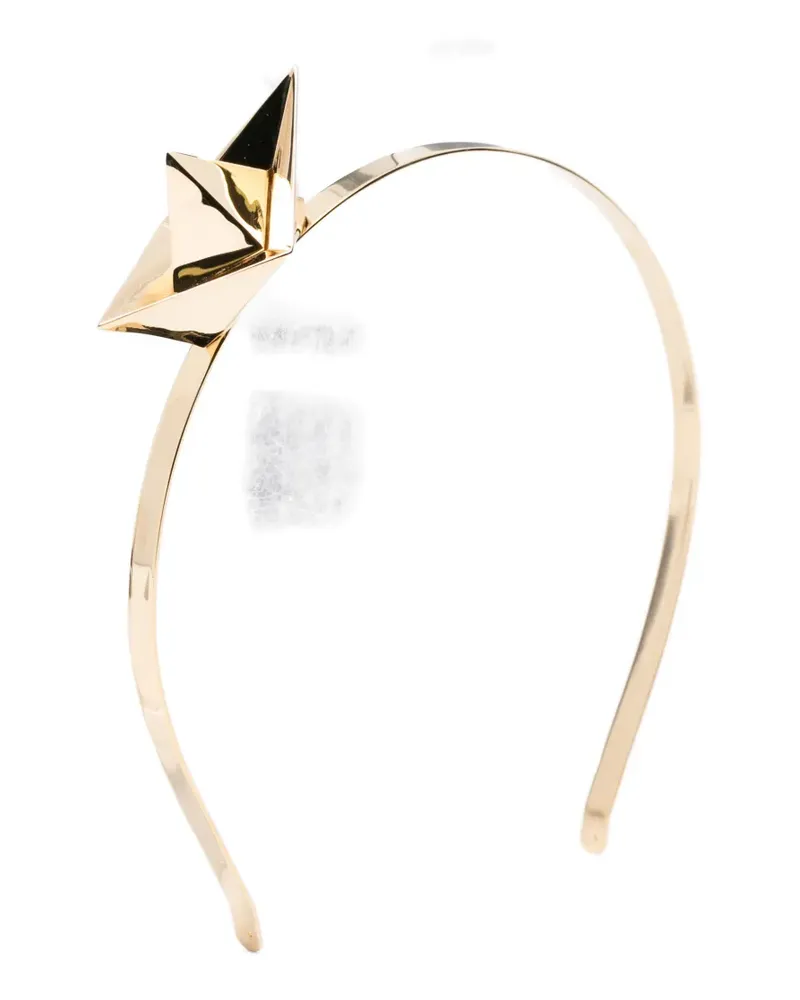 Vivetta origami boat hairband - Gold Gold