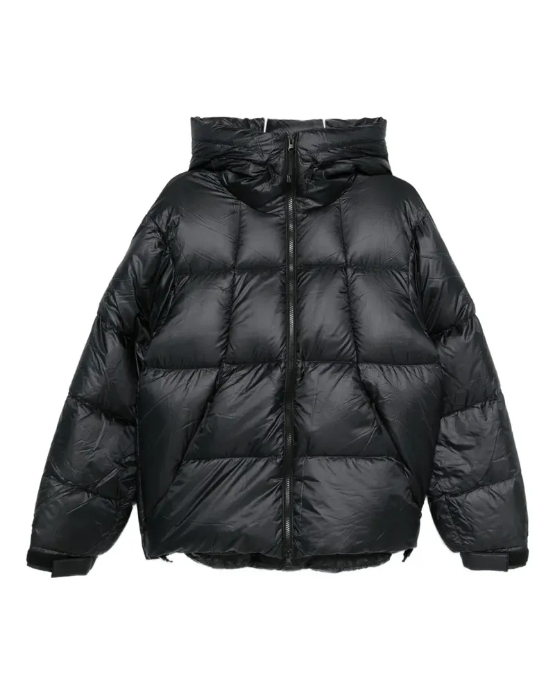 Goldwin Quantum hooded padded jacket - Schwarz Schwarz