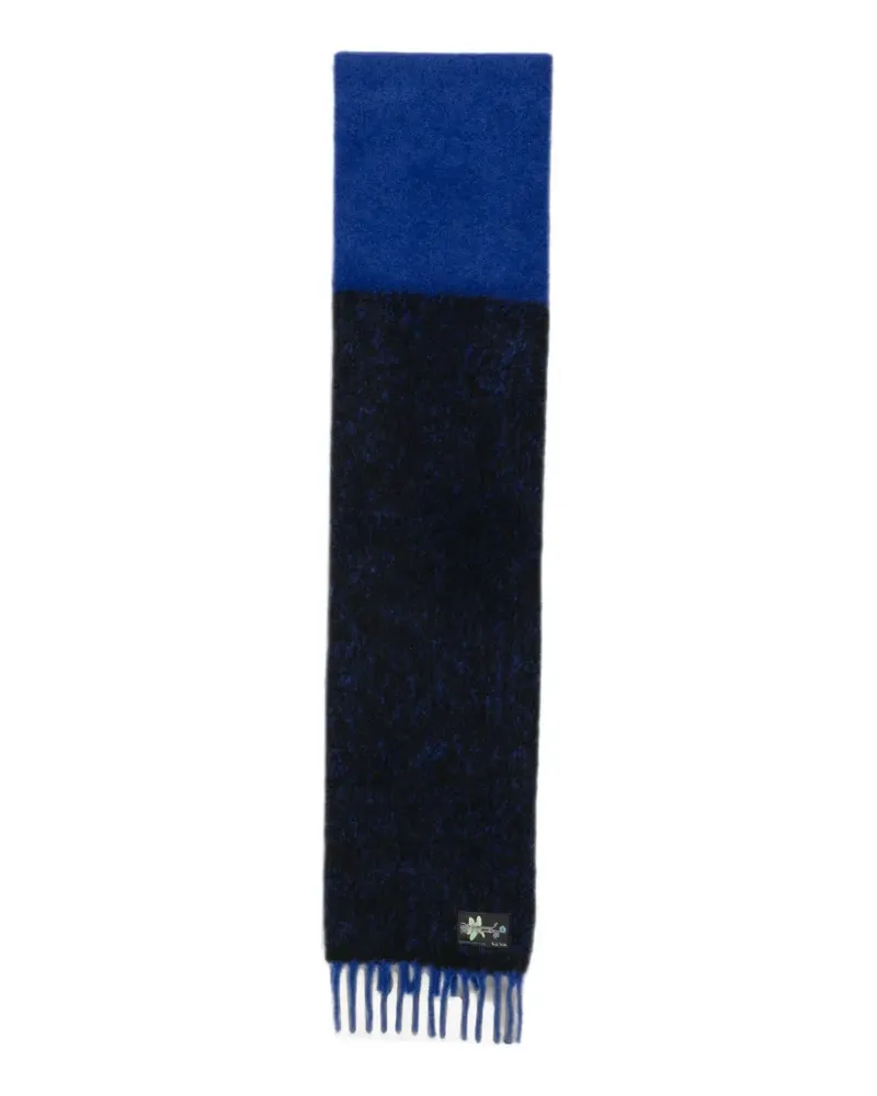 Paul Smith Schal in Colour-Block-Optik - Blau Blau