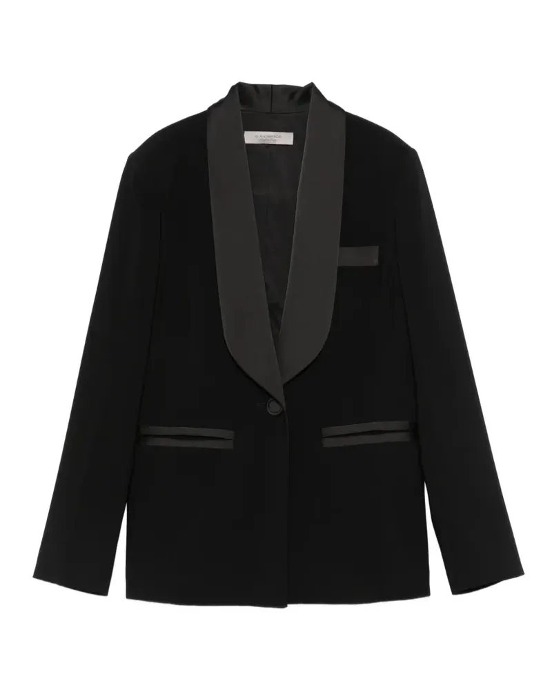 D.EXTERIOR shawl-collar jacket - Schwarz Schwarz