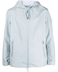 OFF-WHITE Windbreaker mit Zitat Blau