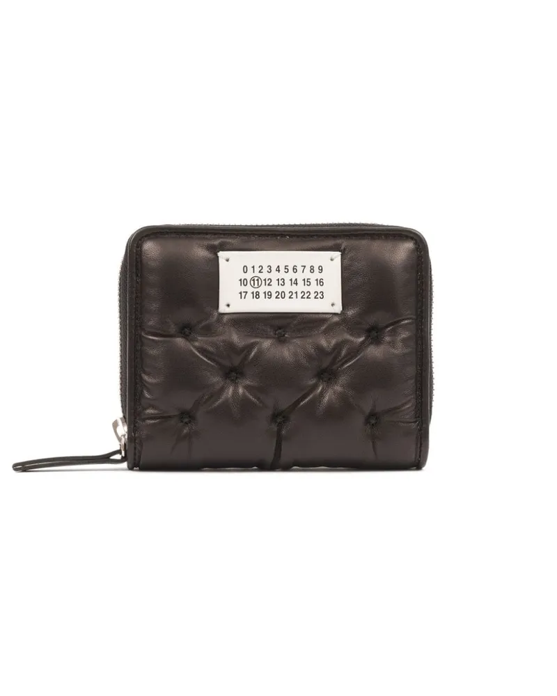 Maison Margiela Portemonnaie mit Nummern-Motiv - Schwarz Schwarz