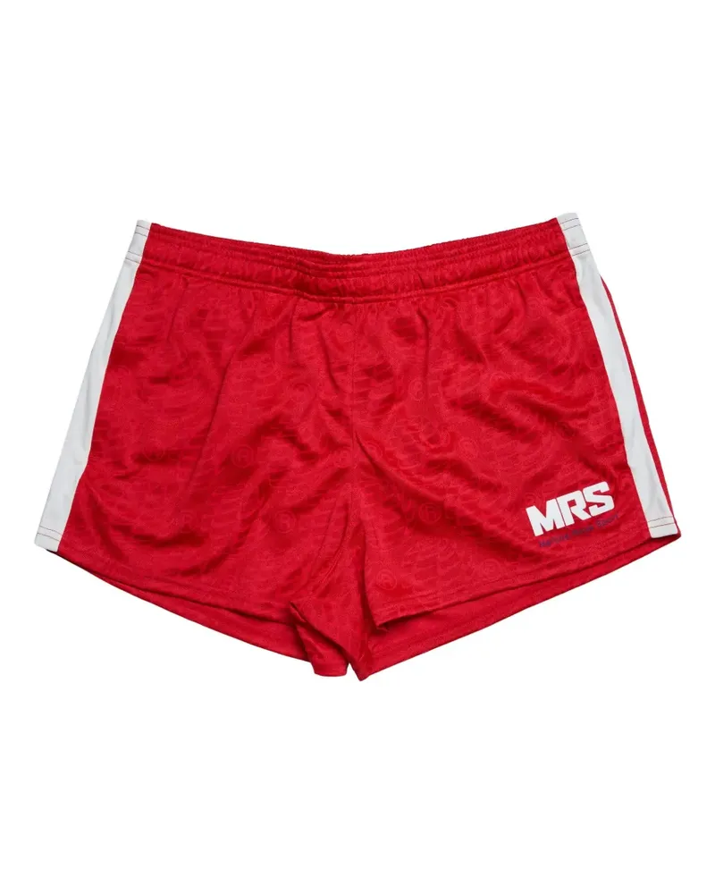 Nike x Martine Rose Shorts mit Logo-Patch - Rot Rot