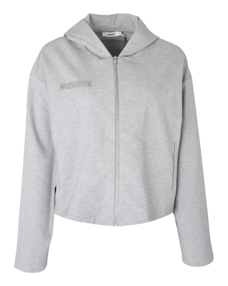 PANGAIA double-jersey zip-up hoodie - Grau Grau