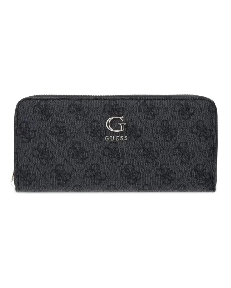Guess Portemonnaie mit Monogramm-Print - Grau Grau