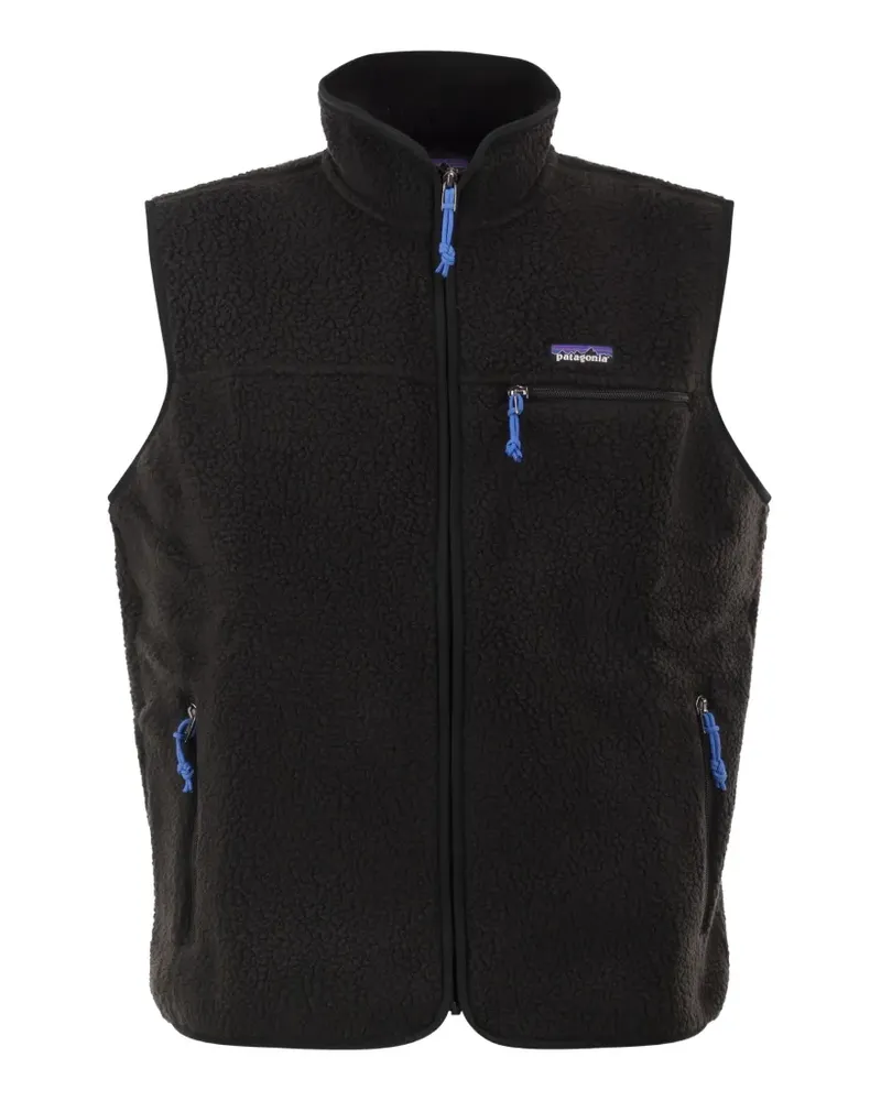 Patagonia Retro Pile gilet - Schwarz Schwarz