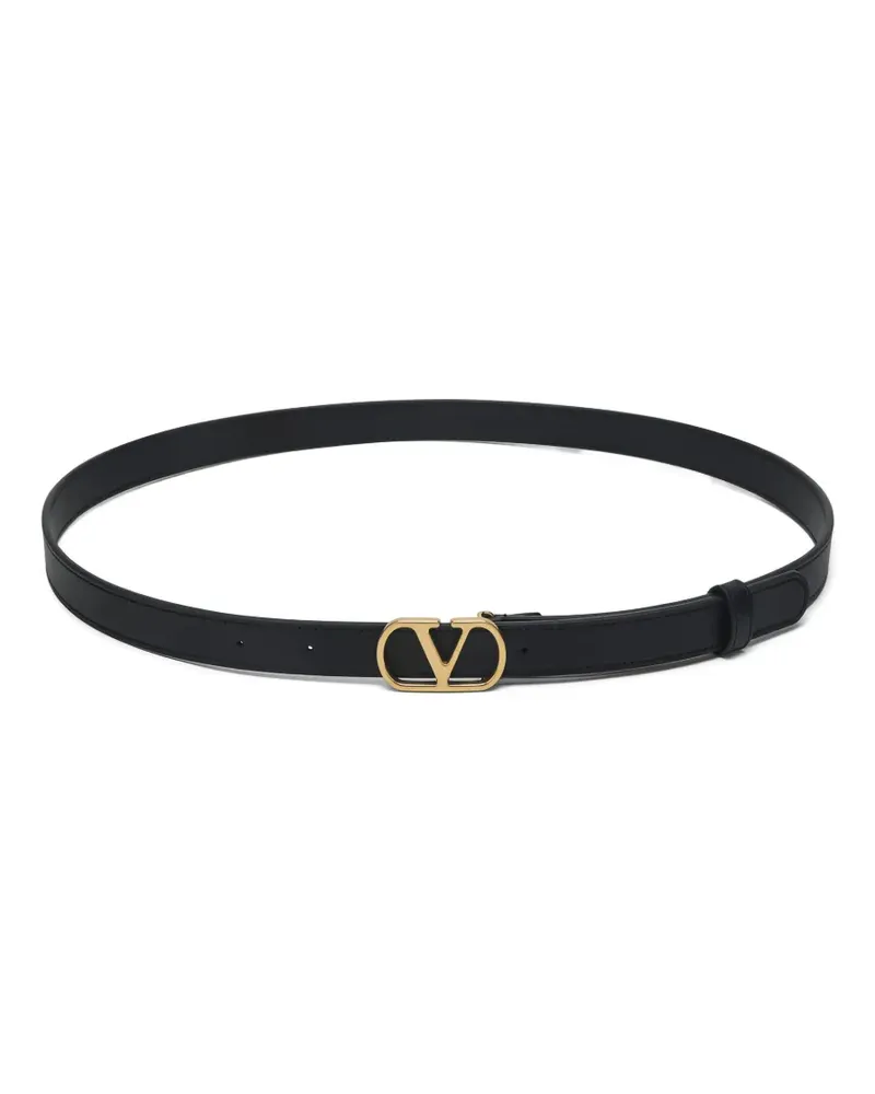 Valentino Garavani VLogo Signature Gürtel 20mm - Schwarz Schwarz