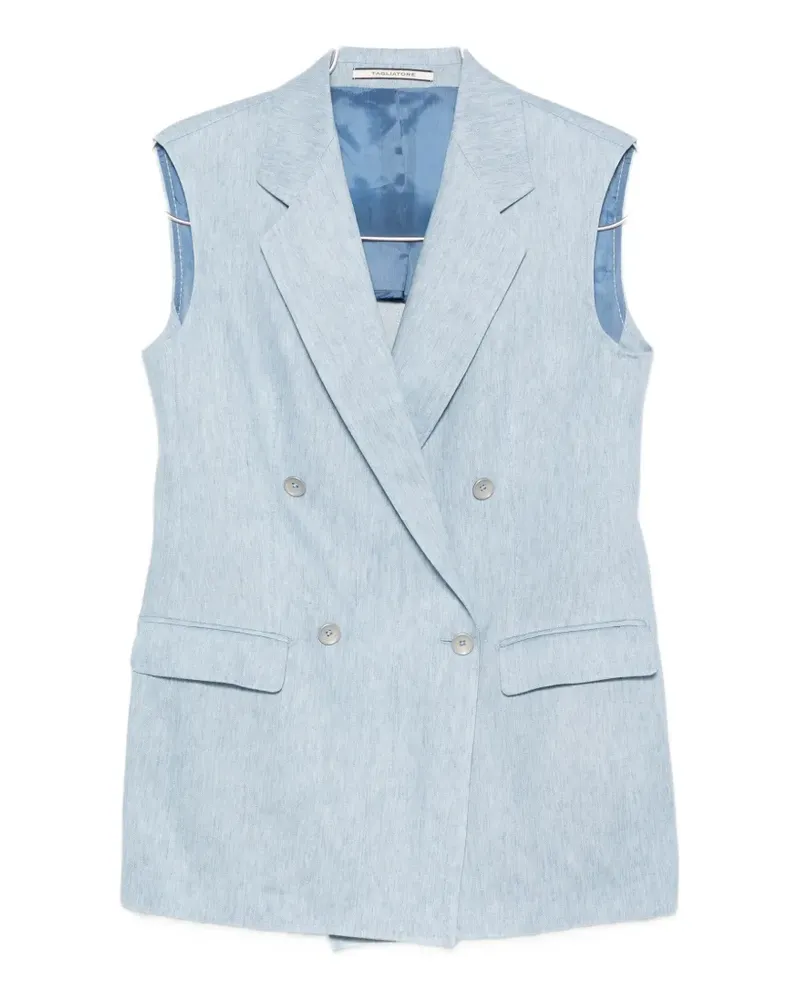 Tagliatore Bernice double-breasted vest - Blau Blau