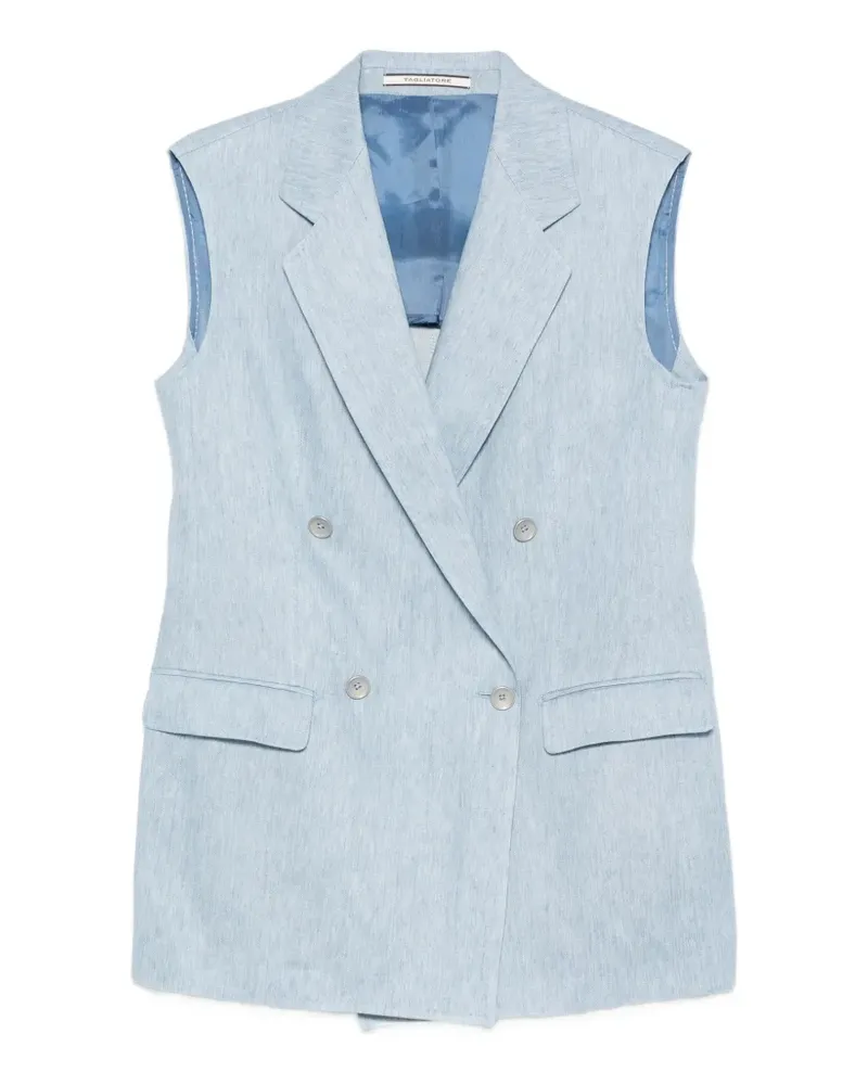 Tagliatore Bernice double-breasted vest - Blau Blau