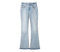 Ausgeblichene Jeans - Blau