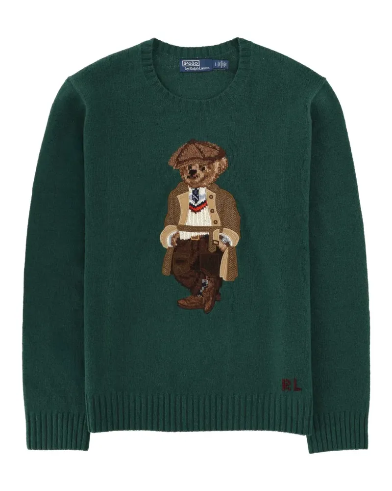 Ralph Lauren embroidered crew neck sweater - Grün Grün