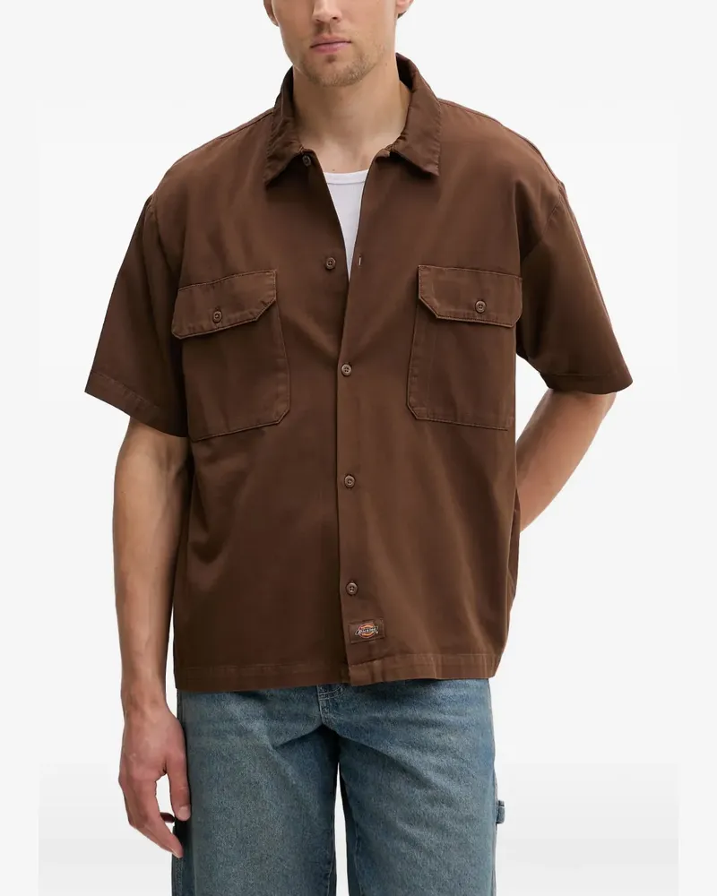 Dickies 247 short-sleeve shirt - Braun Braun