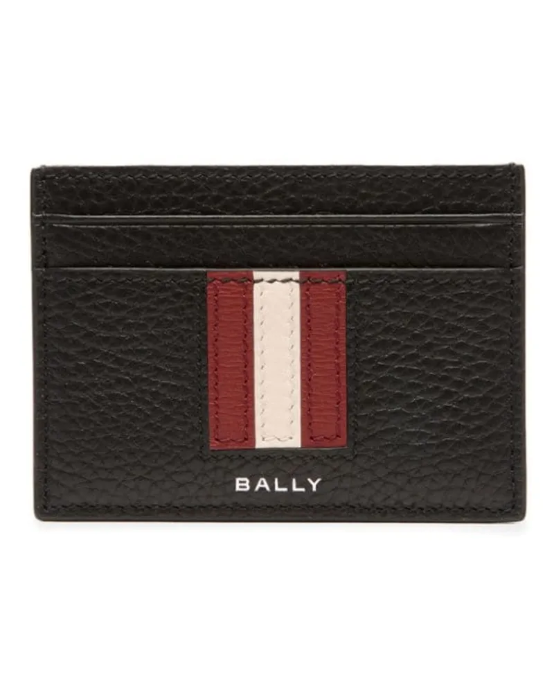 Bally Kartenetui mit Logo-Stempel - Schwarz Schwarz