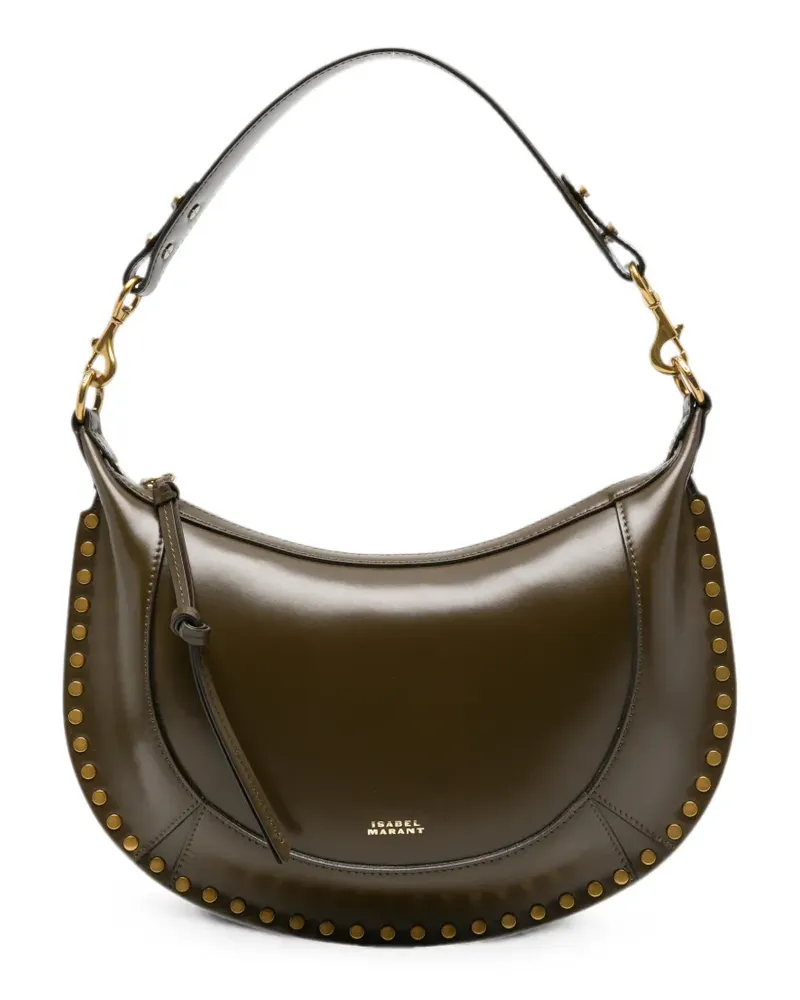 Isabel Marant Naoko stud-embellished shoulder bag - Grün Grün
