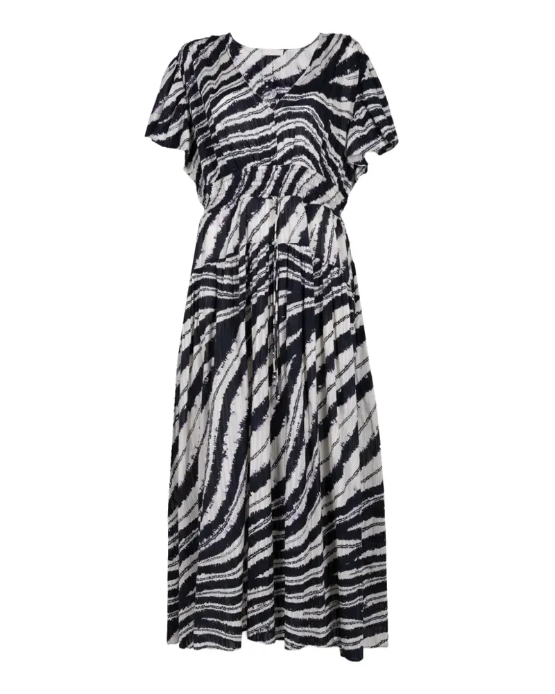 Ulla Johnson Lyria Midikleid - Schwarz Schwarz