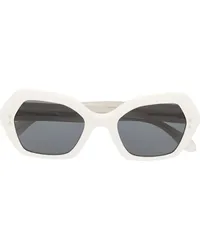 Isabel Marant Sonnenbrille mit eckigem Gestell Weiß