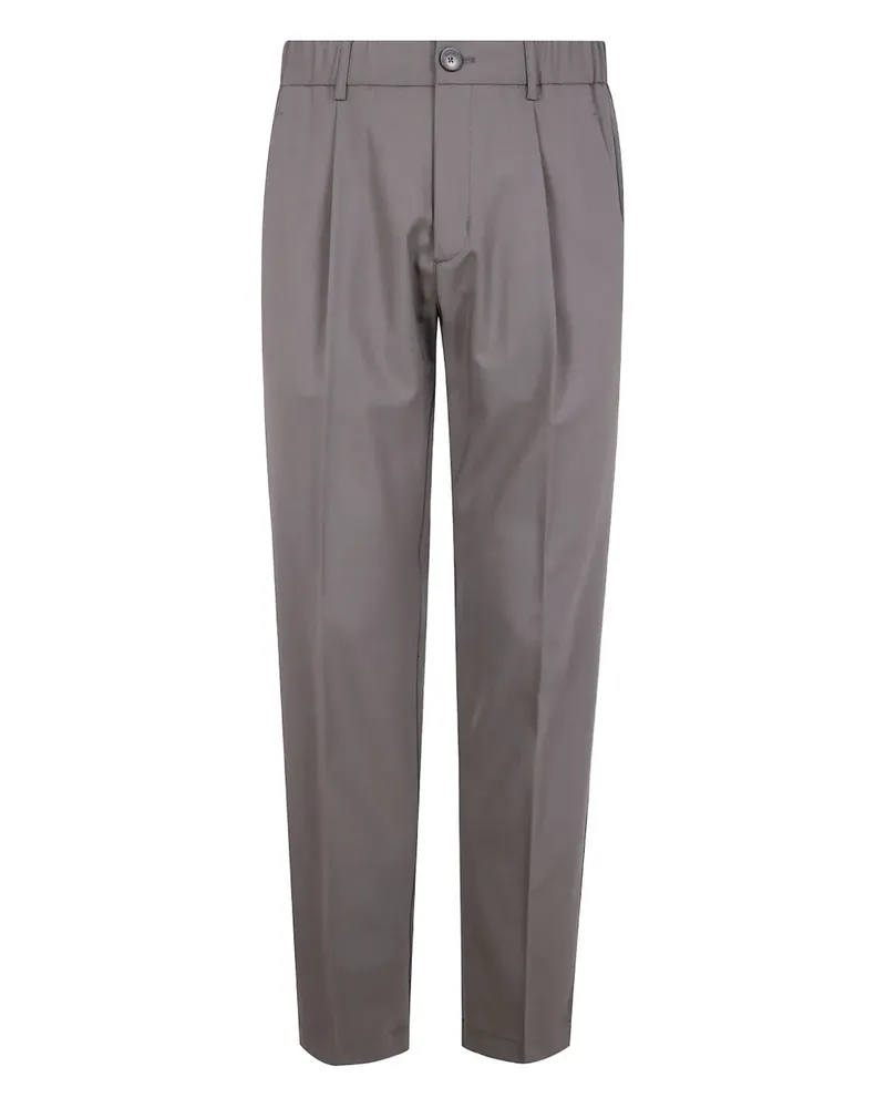 Herno Bundfaltenhose mit Gesäßtasche - Grau Grau