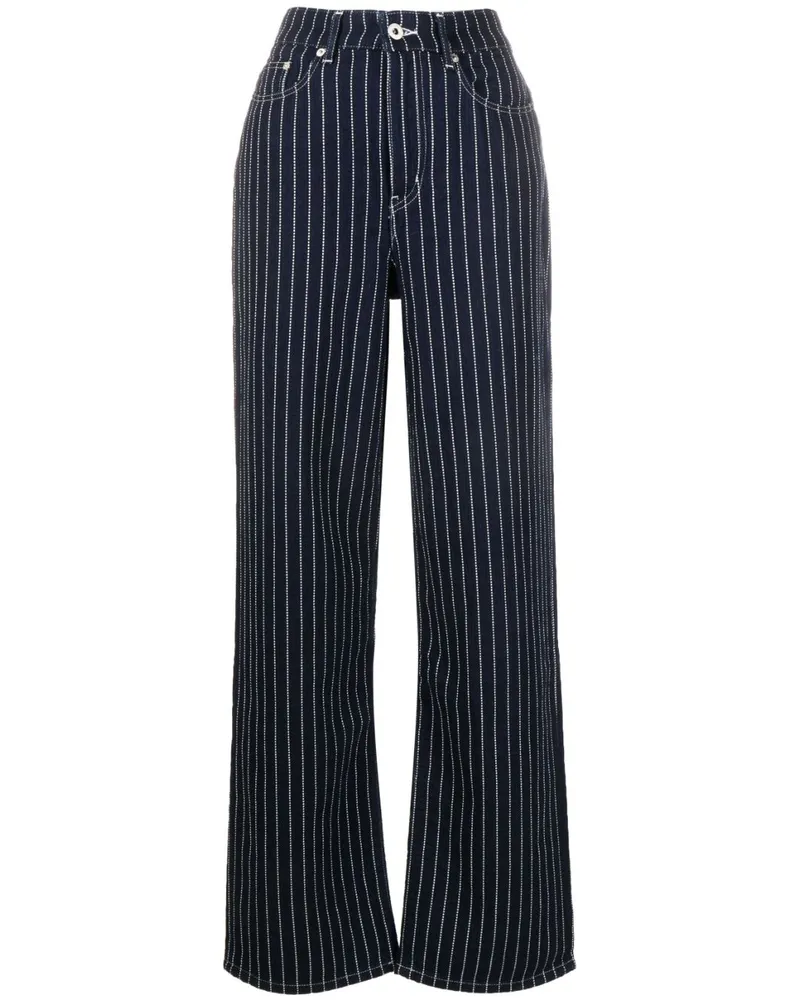Kenzo Gerade Hose - Blau Blau