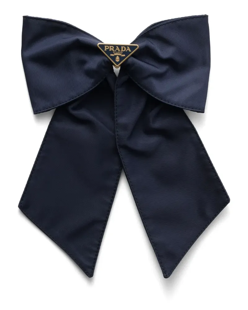 Prada Haarspange aus Re-Nylon - Blau Blau