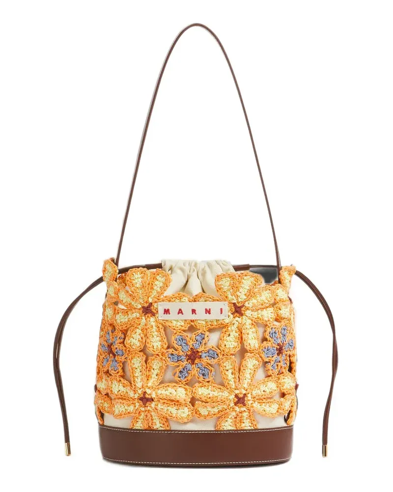 Marni Gehäkelte Beuteltasche - Orange Orange