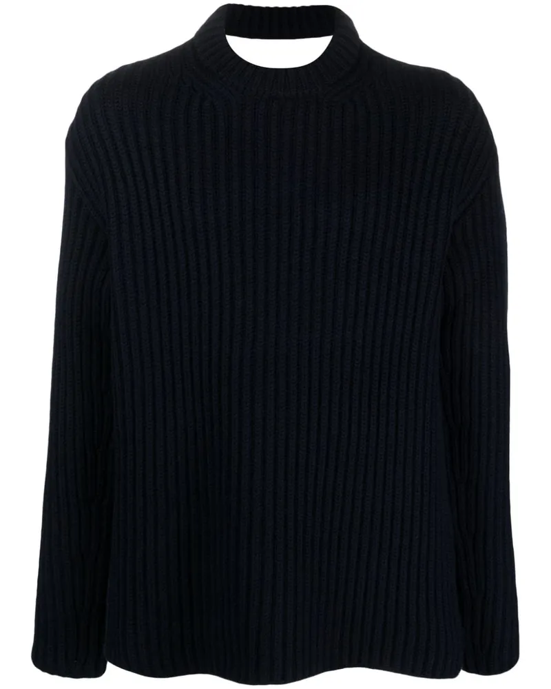 BOTTER Merinopullover mit Cut-Out - Blau Blau