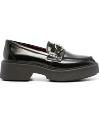 Tommy Hilfiger Loafer mit Logo-Schild Schwarz