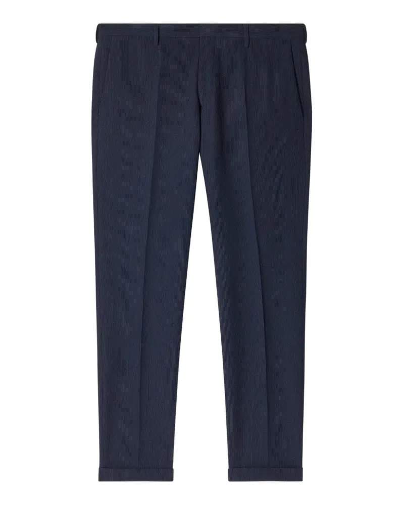 Paul Smith Klassische Seersucker-Hose - Blau Blau