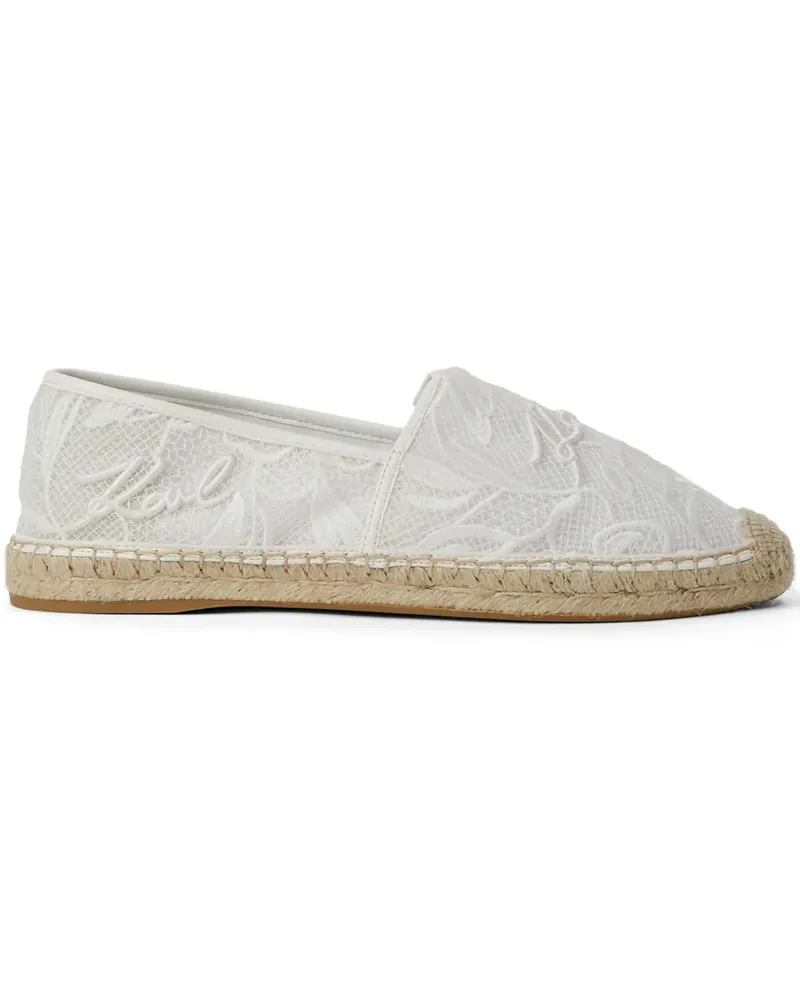 Karl Lagerfeld Kamini Espadrilles - Weiß Weiß