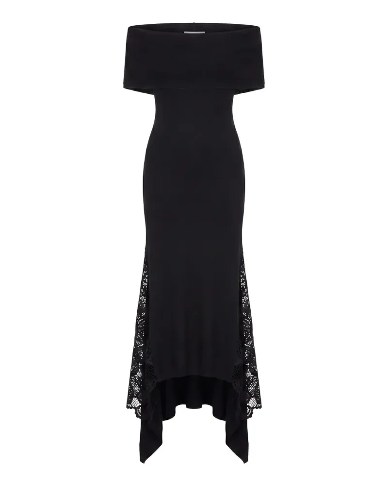 Monse Asymmetrisches Kleid - Schwarz Schwarz