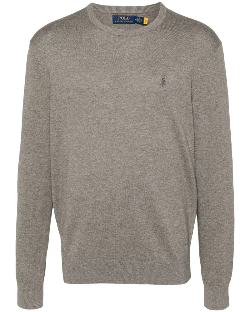 Ralph Lauren Pullover mit Polo Pony-Stickerei - Grau Grau