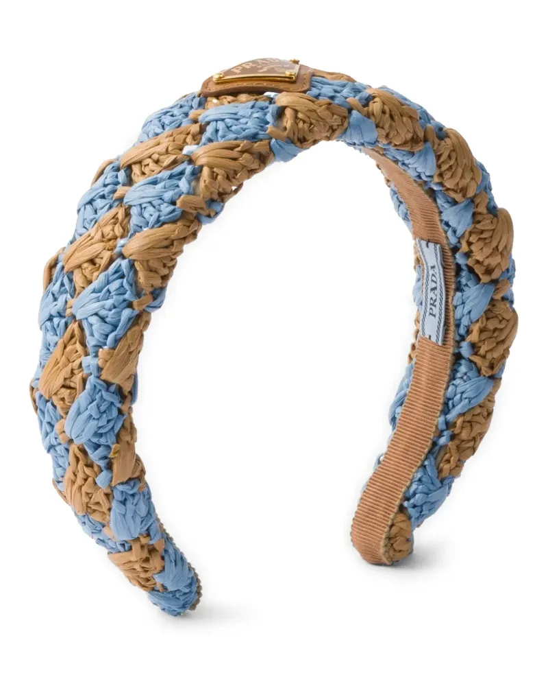 Prada Gehäkeltes Stirnband - Blau Blau