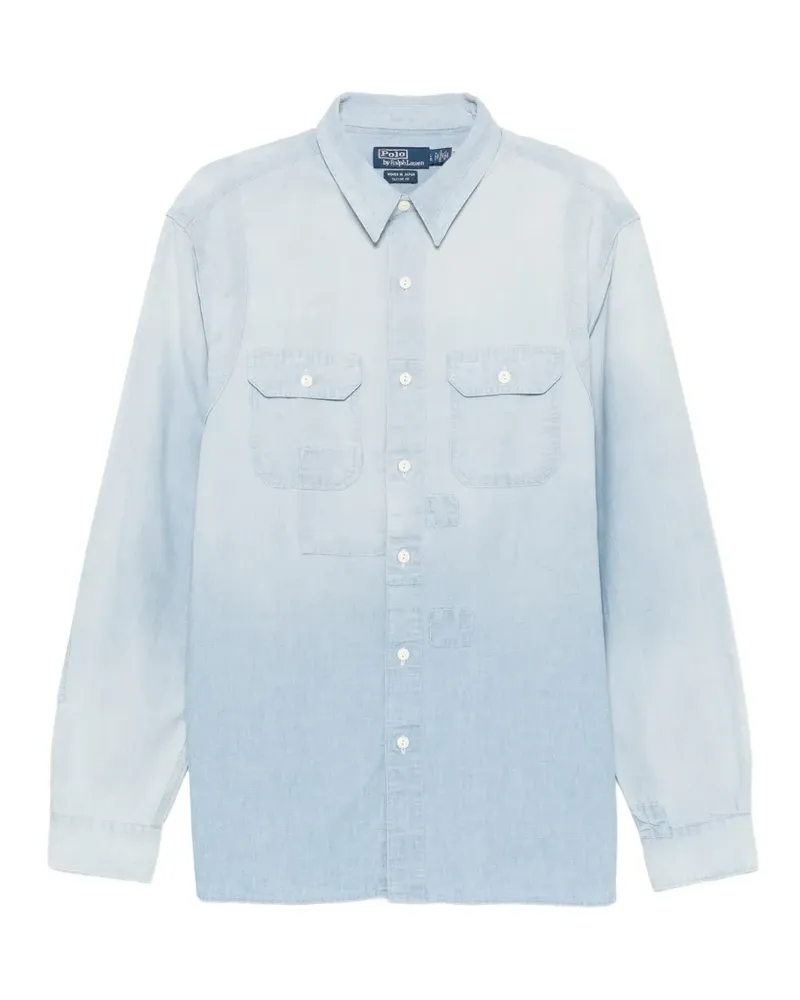 Ralph Lauren Geknöpftes Hemd aus Chambray - Blau Blau