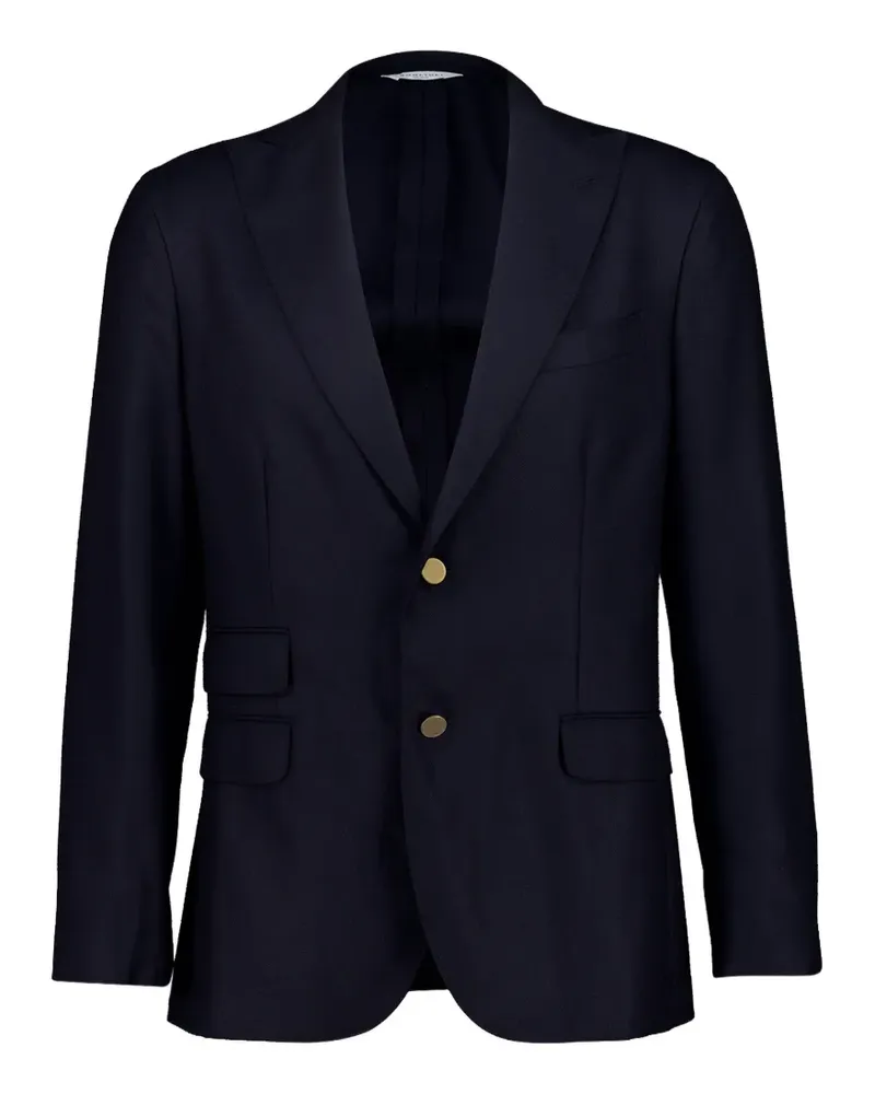 Boglioli single-breasted wool blazer - Blau Blau