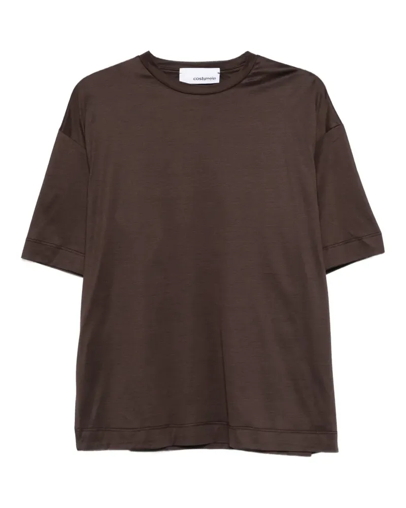 Costumein T-Shirt mit rundem Ausschnitt - Braun Braun