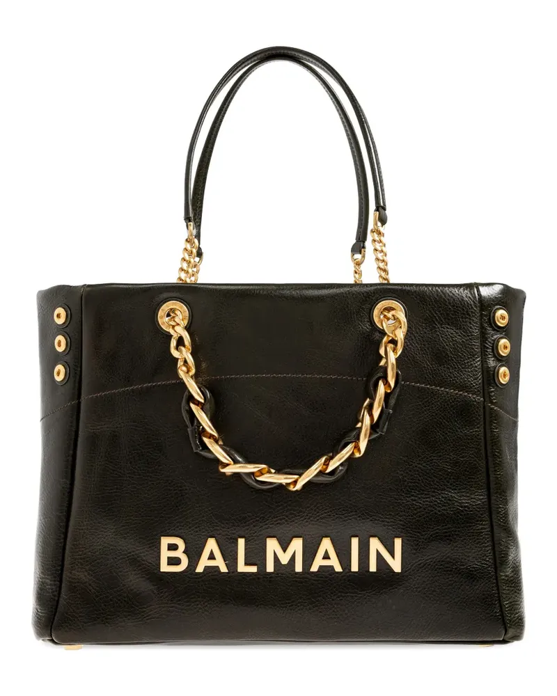 Balmain chain detail tote bag - Grün Grün