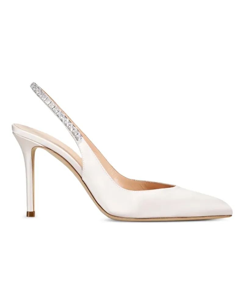Temperley London Raven Slingback-Pumps - Weiß Weiß