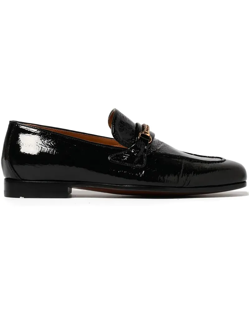 Tom Ford Gigi Loafer mit Kette aus Lackleder - Schwarz Schwarz