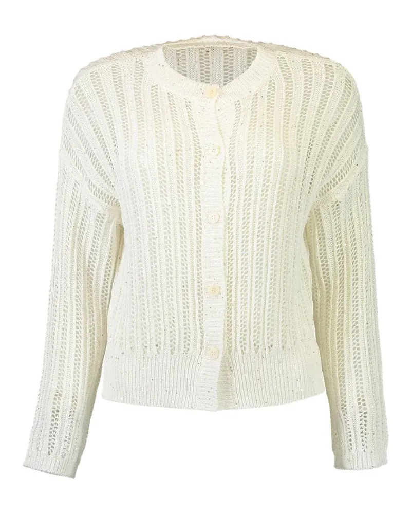 Antonelli Firenze Iperico sequin-embellished cardigan - Weiß Weiß