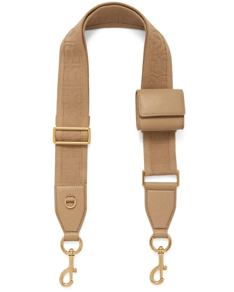 Marc Jacobs The Leather Cargo webbing strap - Nude Nude