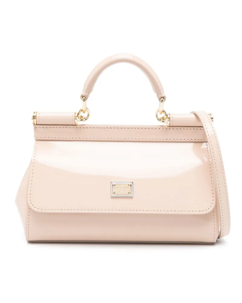 Dolce & Gabbana Kleine Sicily Handtasche - Nude Nude