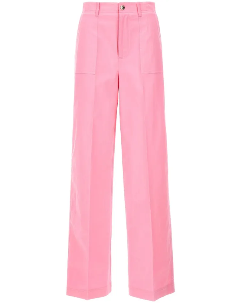 Twin-Set Hose mit weitem Bein - Rosa Rosa