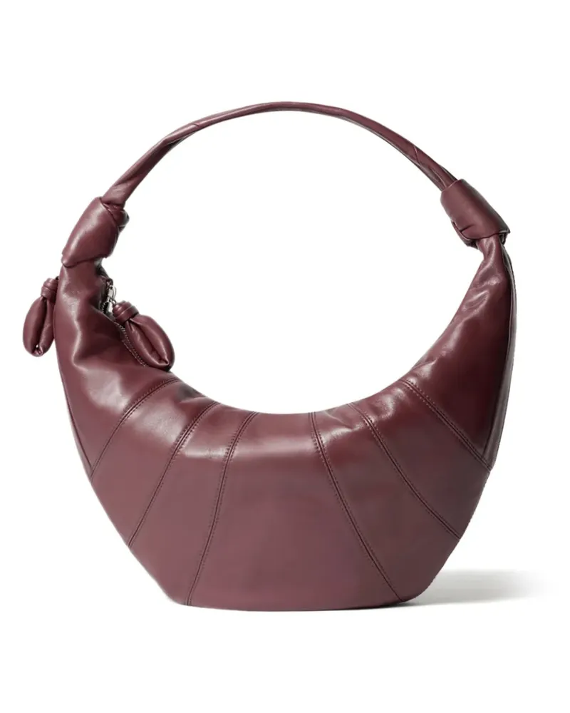 Christophe Lemaire Croissant leather shoulder bag - Rot Rot