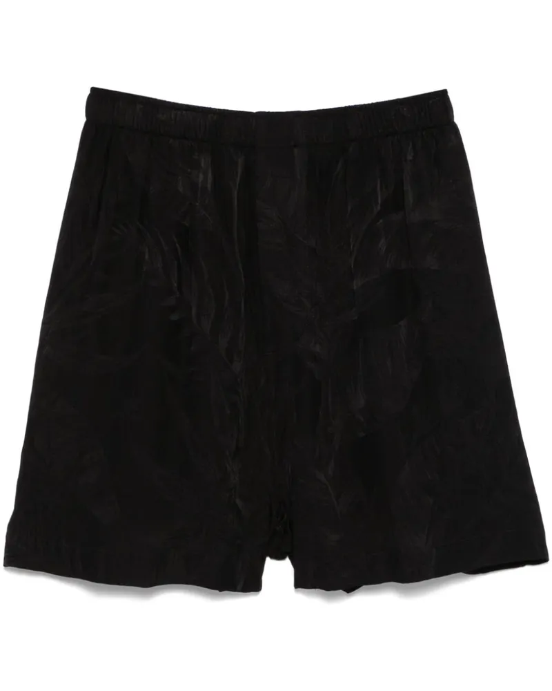 Balenciaga Shorts mit Knitteroptik - Schwarz Schwarz