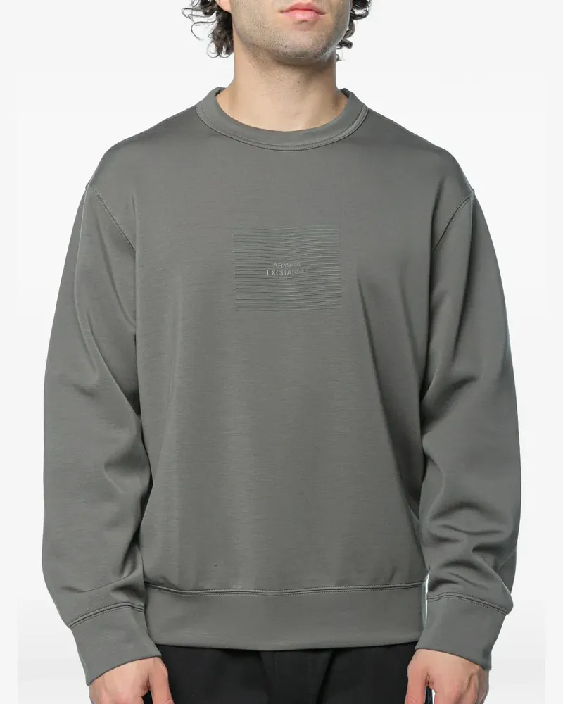 Armani Exchange logo-print sweatshirt - Grau Grau