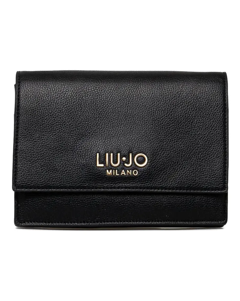 Liu Jo Umhängetasche mit Logo - Schwarz Schwarz