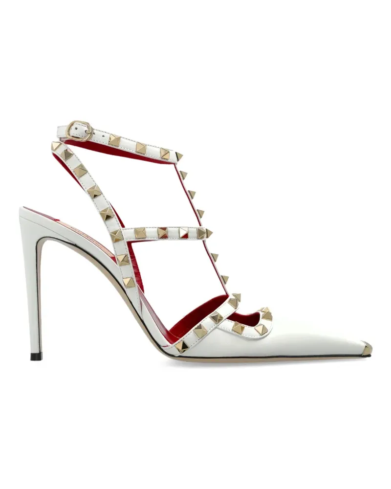 Valentino Garavani Rockstud Caged Pumps - Weiß Weiß