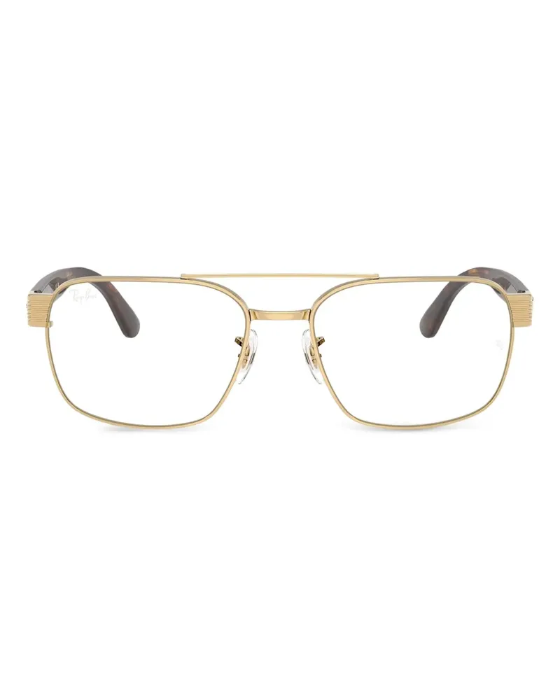 Ray Ban Eckige RX3751V Brille - Braun Braun