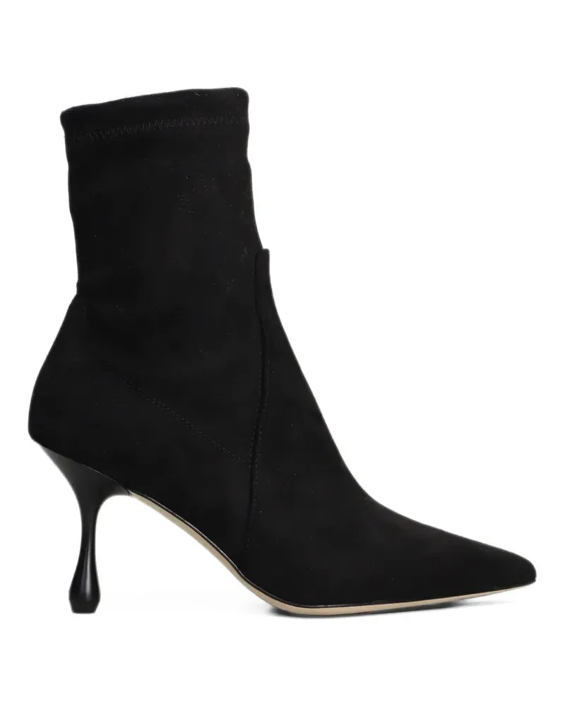 Anna F. pointed-toe sock boots - Schwarz Schwarz